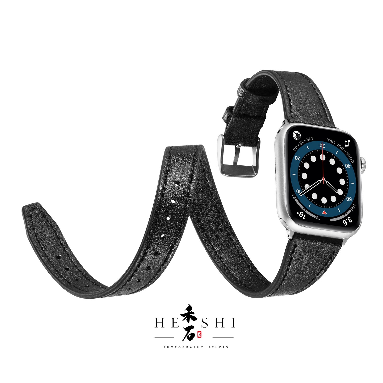 AppleWatch细皮革表带 · 皮具 产品拍摄案例 - 禾石商业摄影